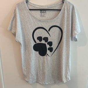 Gray Short Sleeve Women's Tee